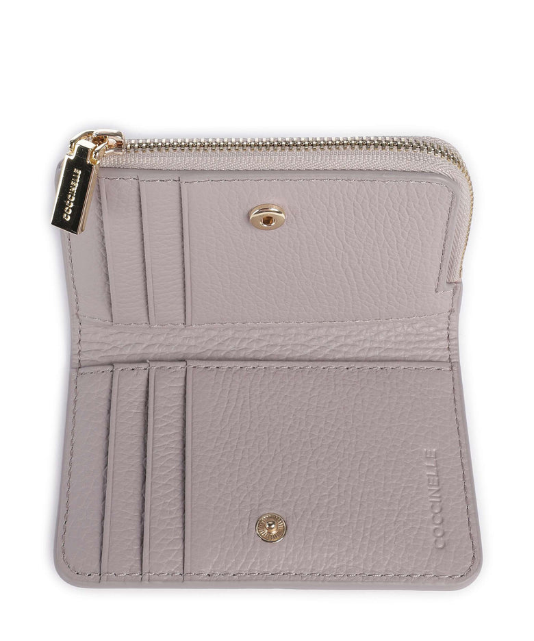 Coccinelle Metallic Soft Wallet oyster