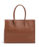 Coccinelle Myrtha Maxi Logo Shopper cognac