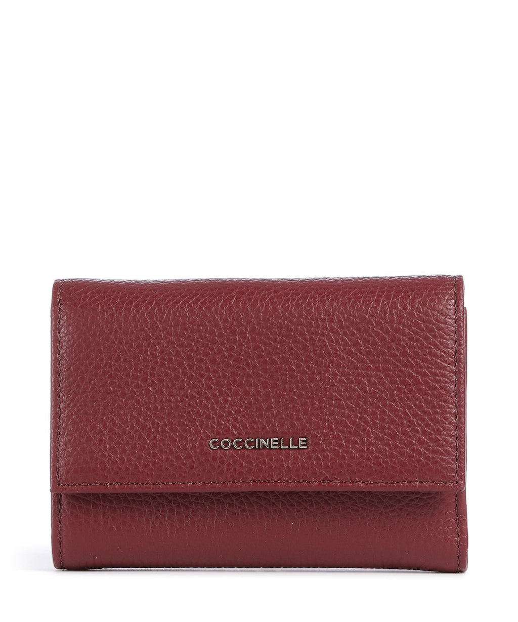 Coccinelle Metallic Soft RFID Wallet ribes
