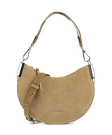 Coccinelle Sunup Suede Shoulder bag seagrass