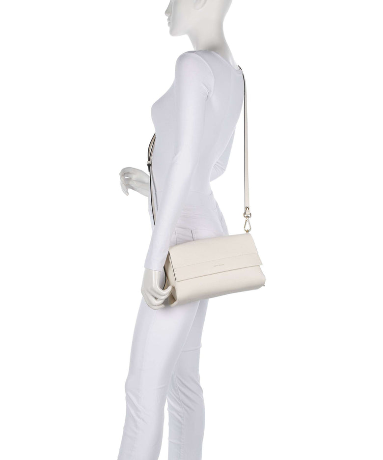 Coccinelle Boheme Grana Double Shoulder bag pearl/cognac