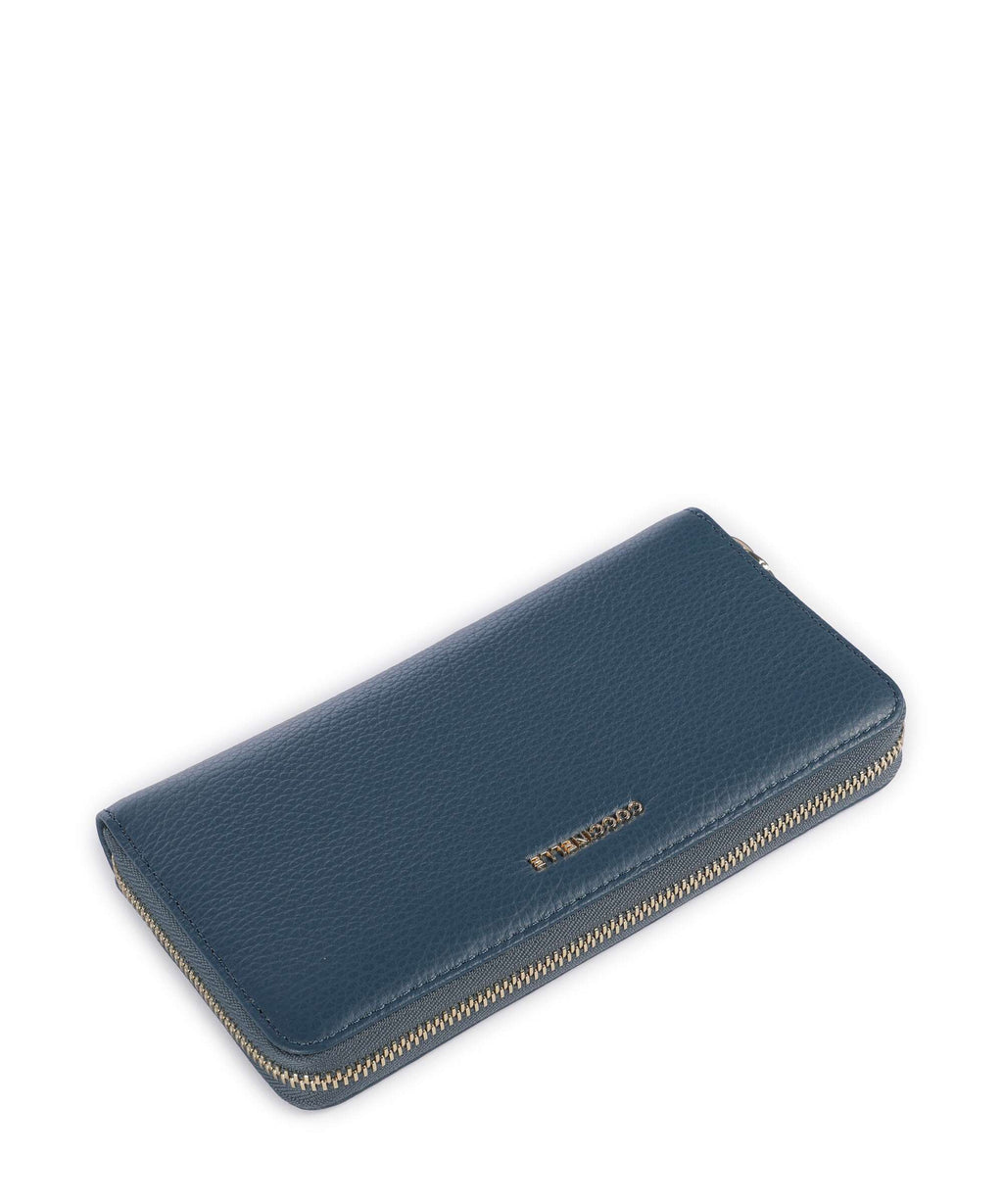 Coccinelle Metallic Soft Wallet deep blue