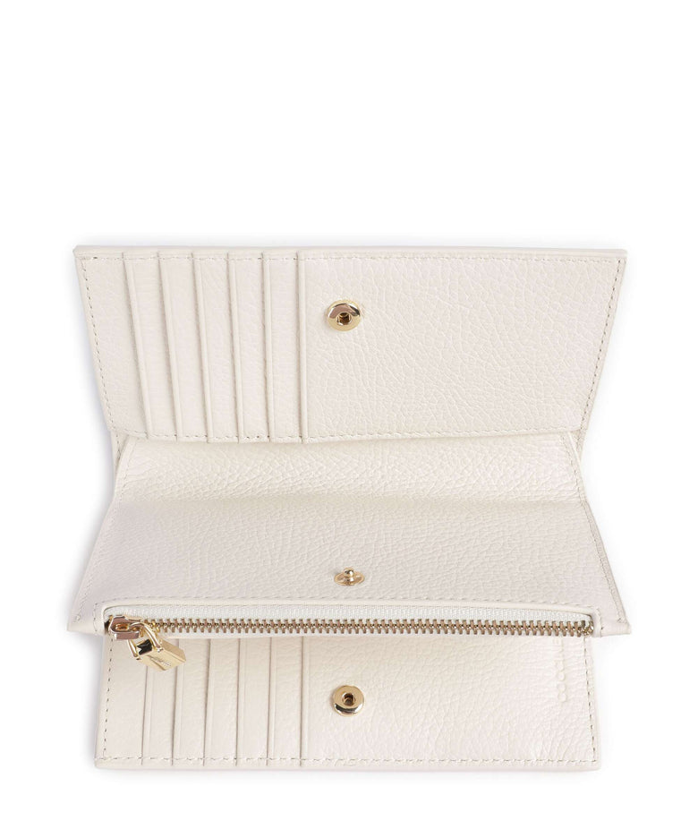 Coccinelle Metallic Soft RFID Wallet pearl