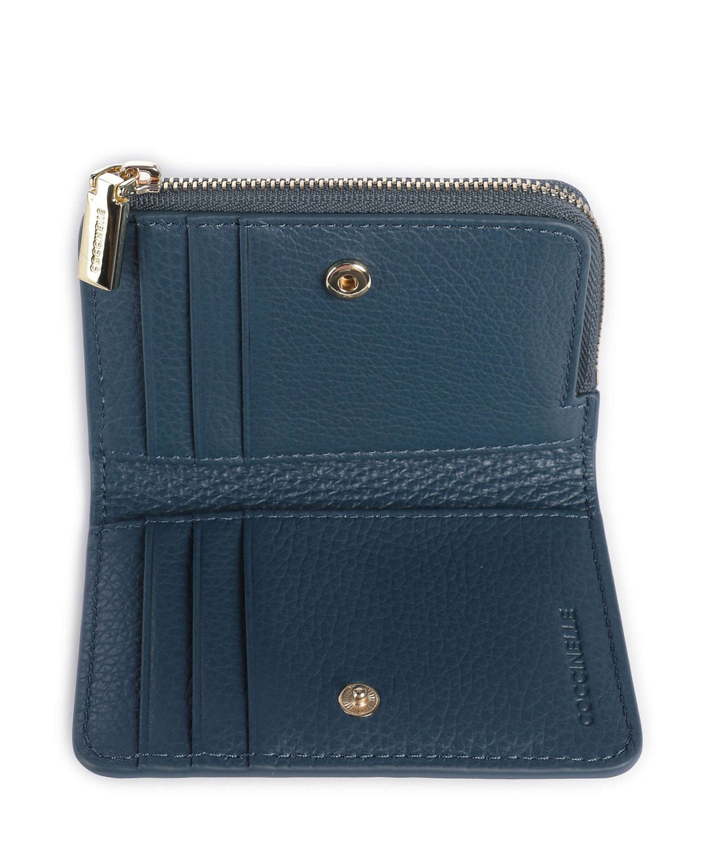 Coccinelle Metallic Soft Wallet deep blue