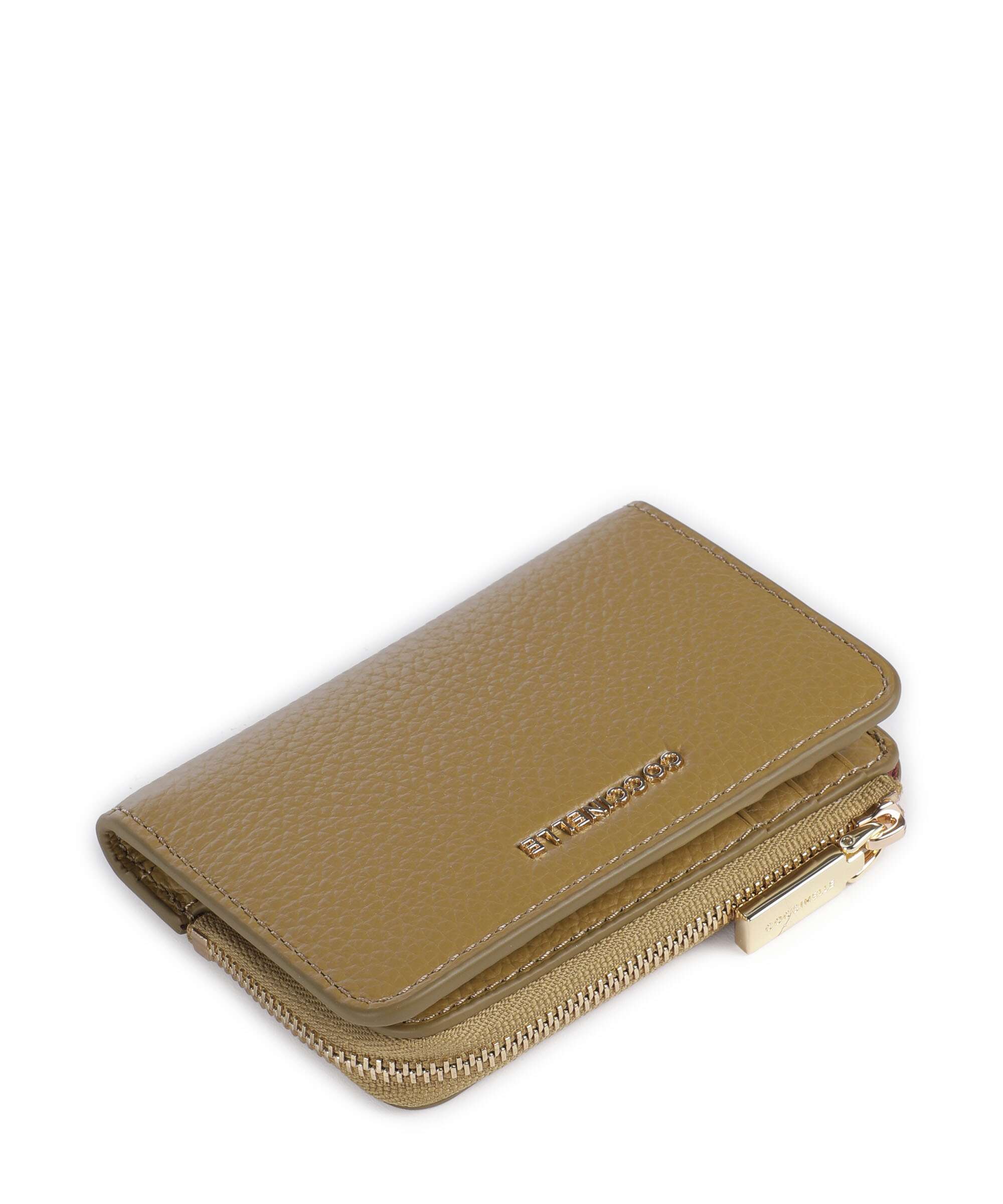 Coccinelle Metallic Soft Wallet seagrass