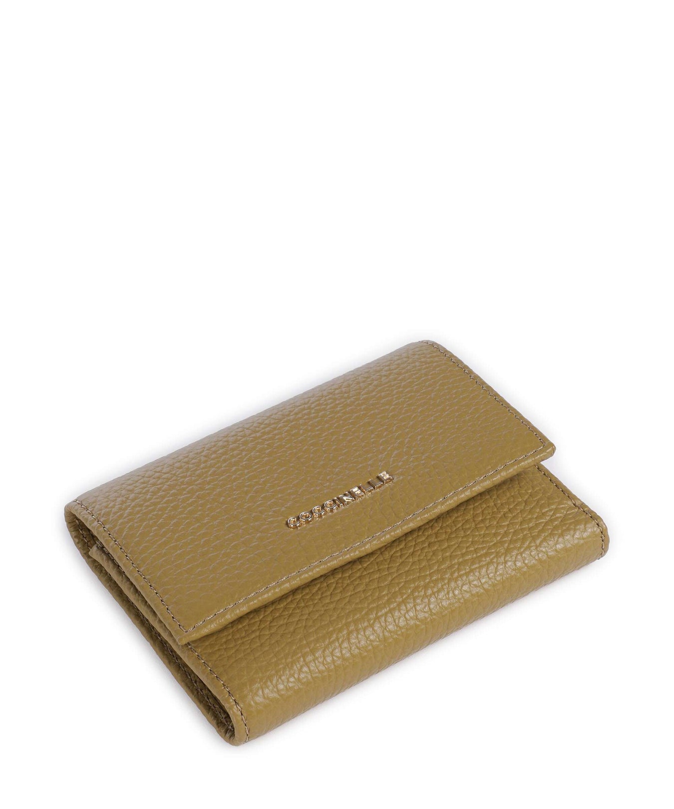 Coccinelle Metallic Soft RFID Wallet seagrass