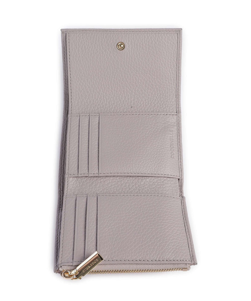 Coccinelle Metallic Soft RFID Wallet oyster