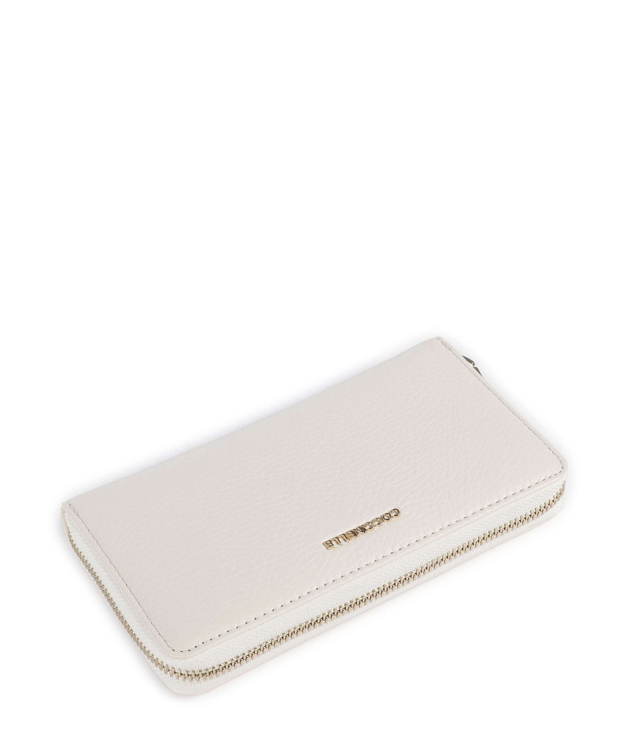 Coccinelle Metallic Soft RFID Wallet pearl