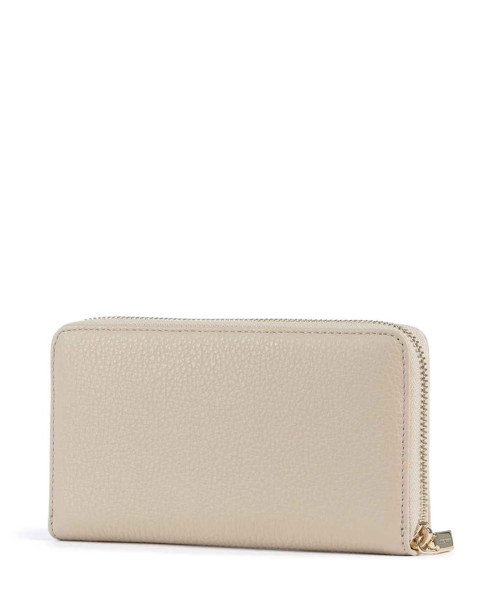 Coccinelle Metallic Soft Wallet sandshell