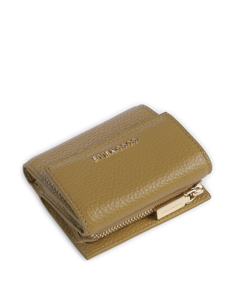 Coccinelle Metallic Soft Wallet seagrass