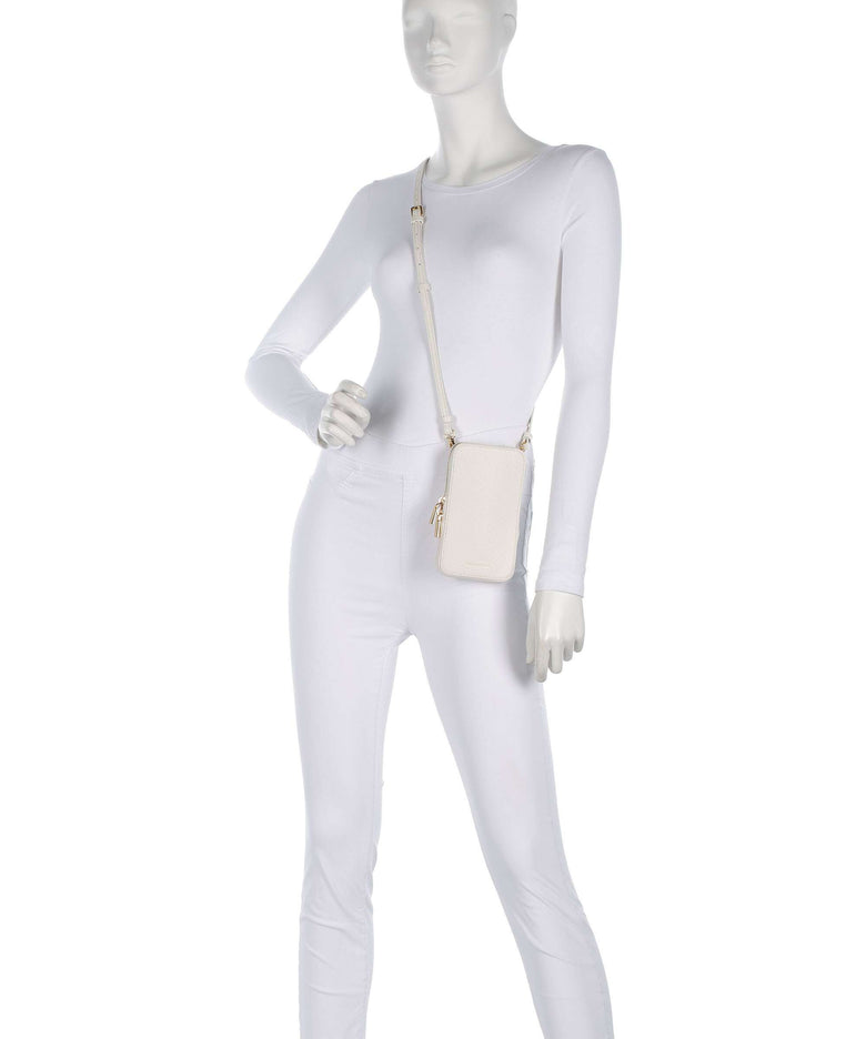 Coccinelle Flor Phone bag pearl