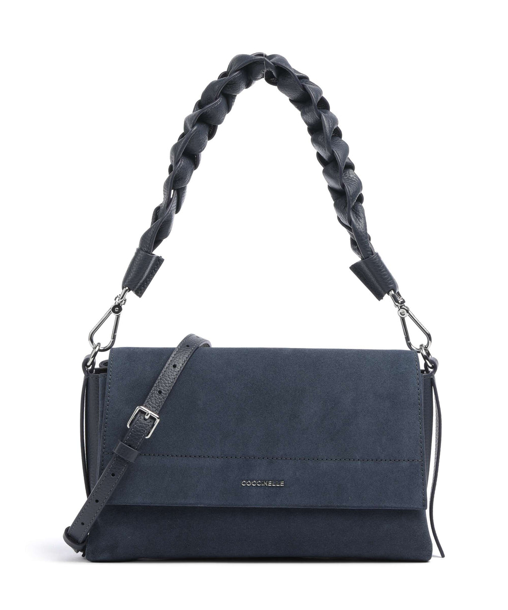 Coccinelle Boheme Suede Shoulder bag midnight blue