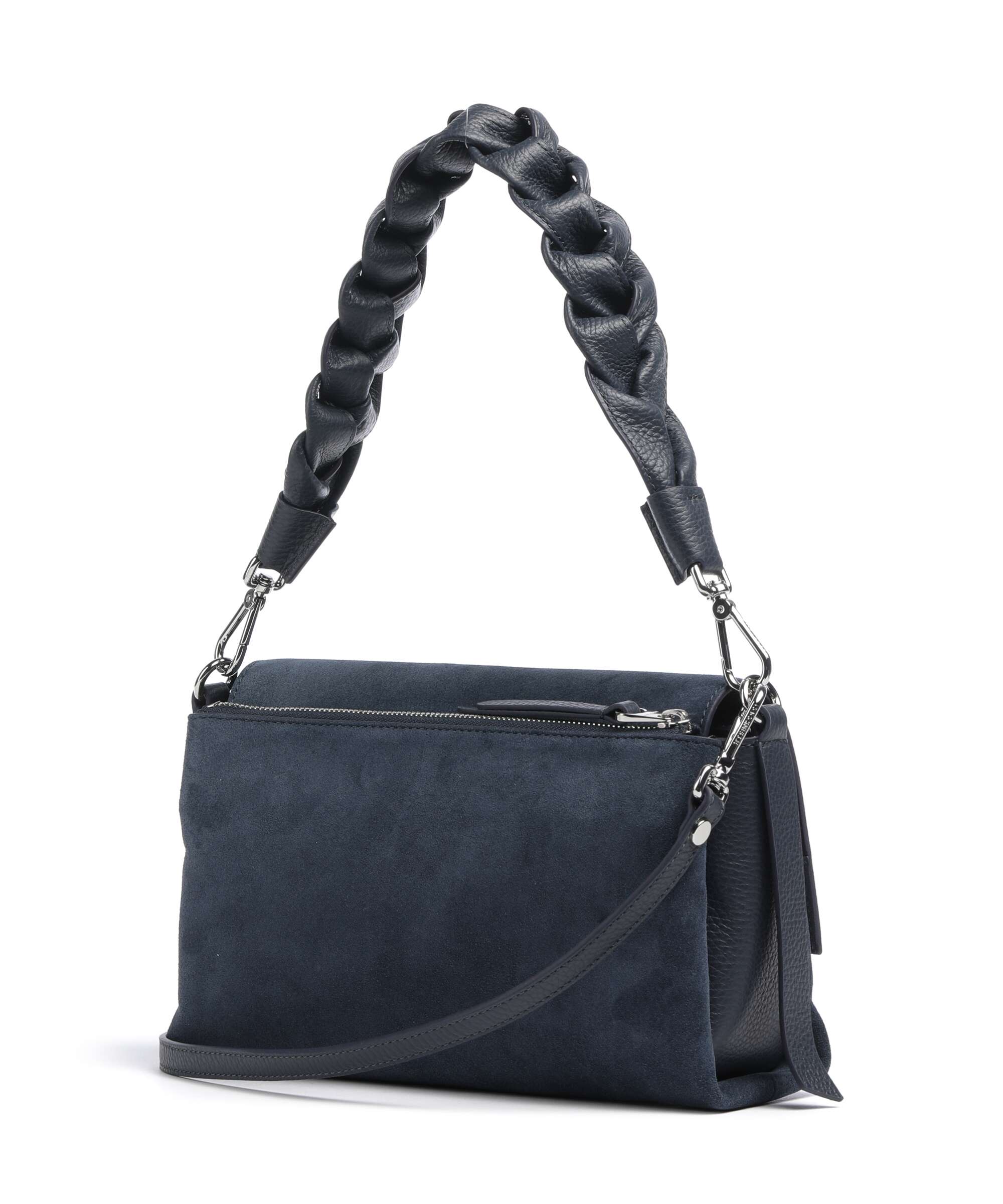 Coccinelle Boheme Suede Shoulder bag midnight blue