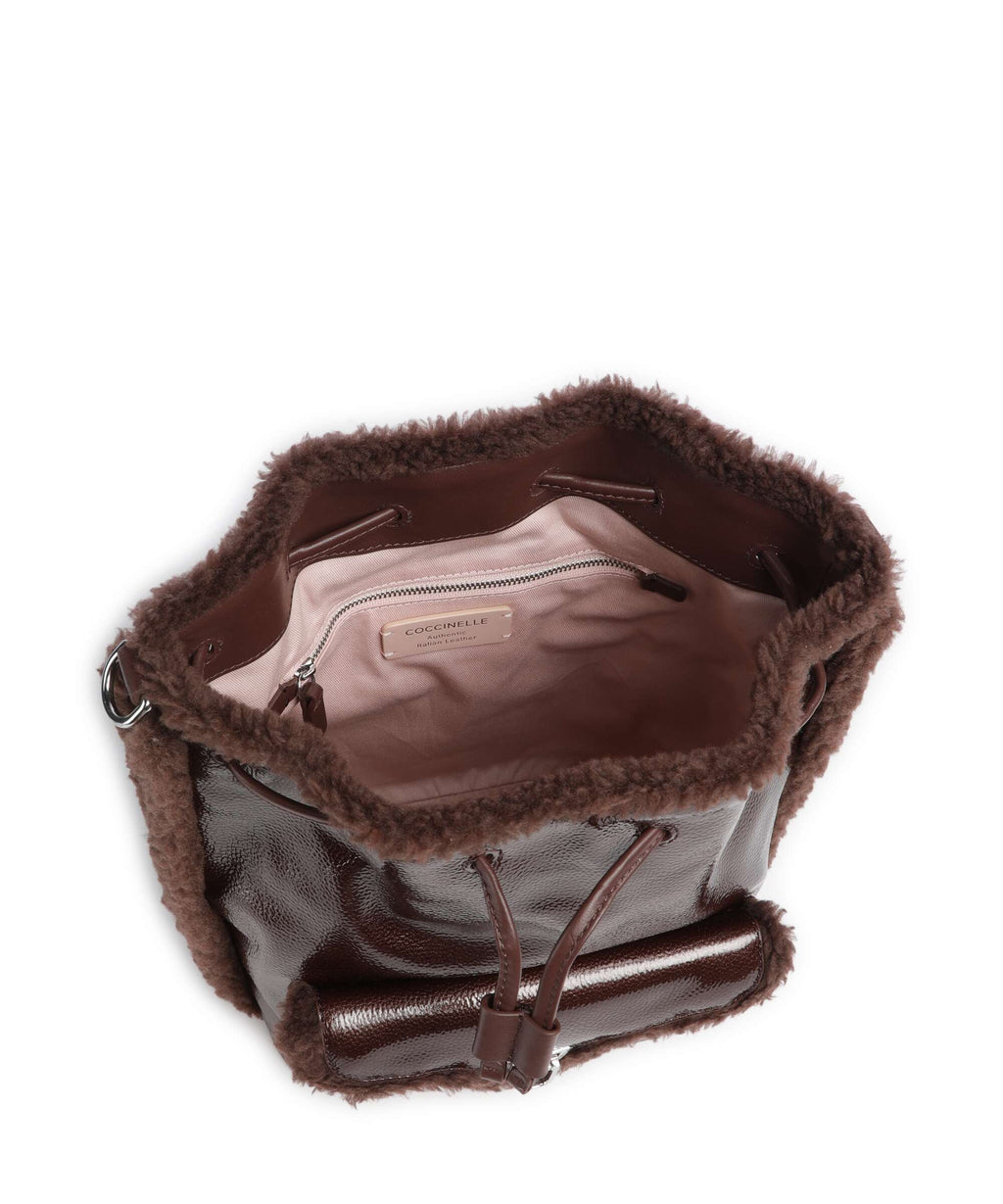Coccinelle Beat Bucket bag berry