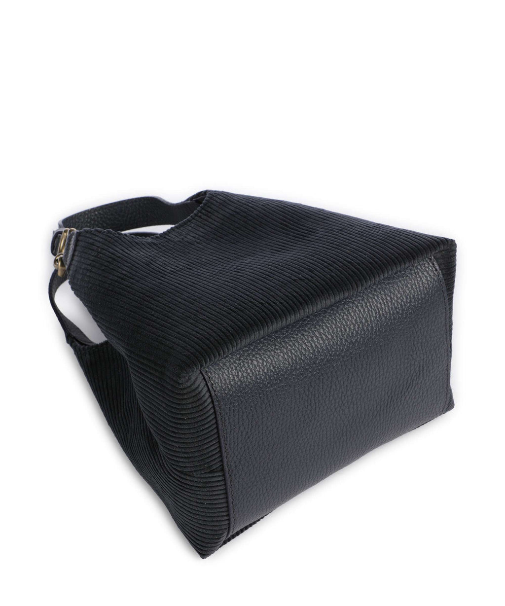 Coccinelle C-Easy Corduroy Handbag midnight blue