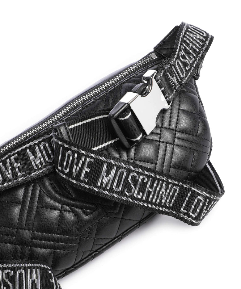 Love Moschino Quilted Fanny pack black