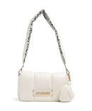 Love Moschino Puffy Taška cez rameno ivory/black