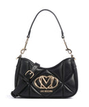 Love Moschino Embossed Q Taška cez rameno black