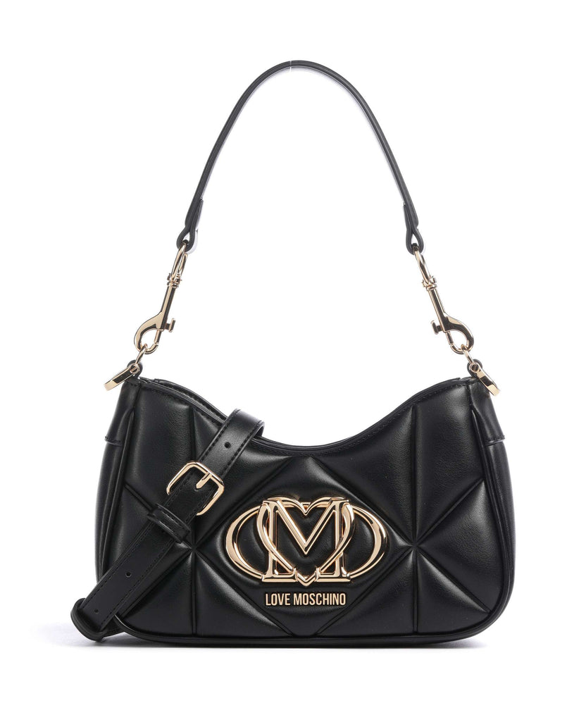 Love Moschino Embossed Q Shoulder bag black