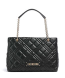 Love Moschino Quilted Shopper black