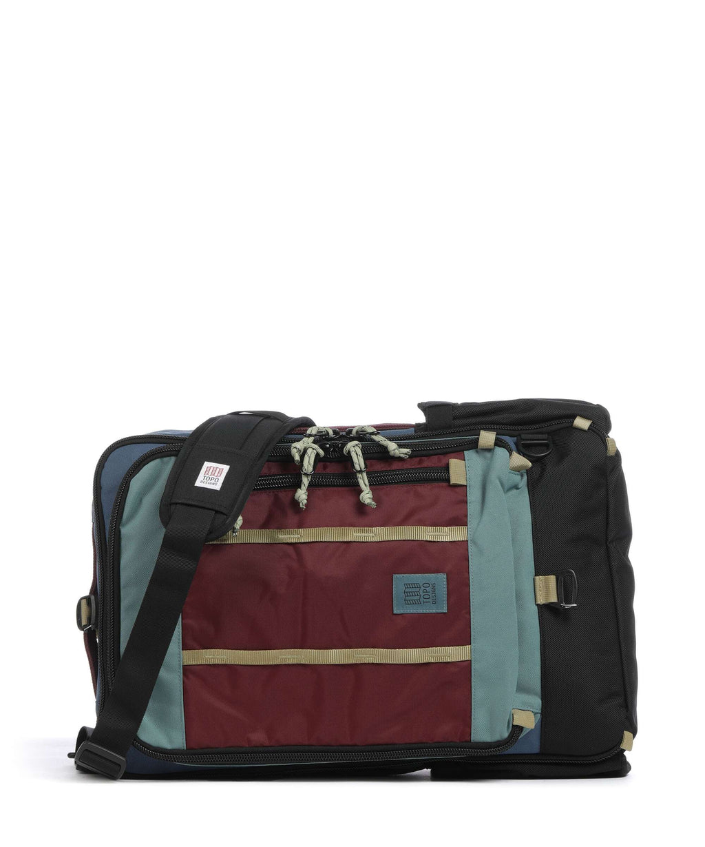 Topo Designs Global 30 Travel backpack dark denim/burgundy