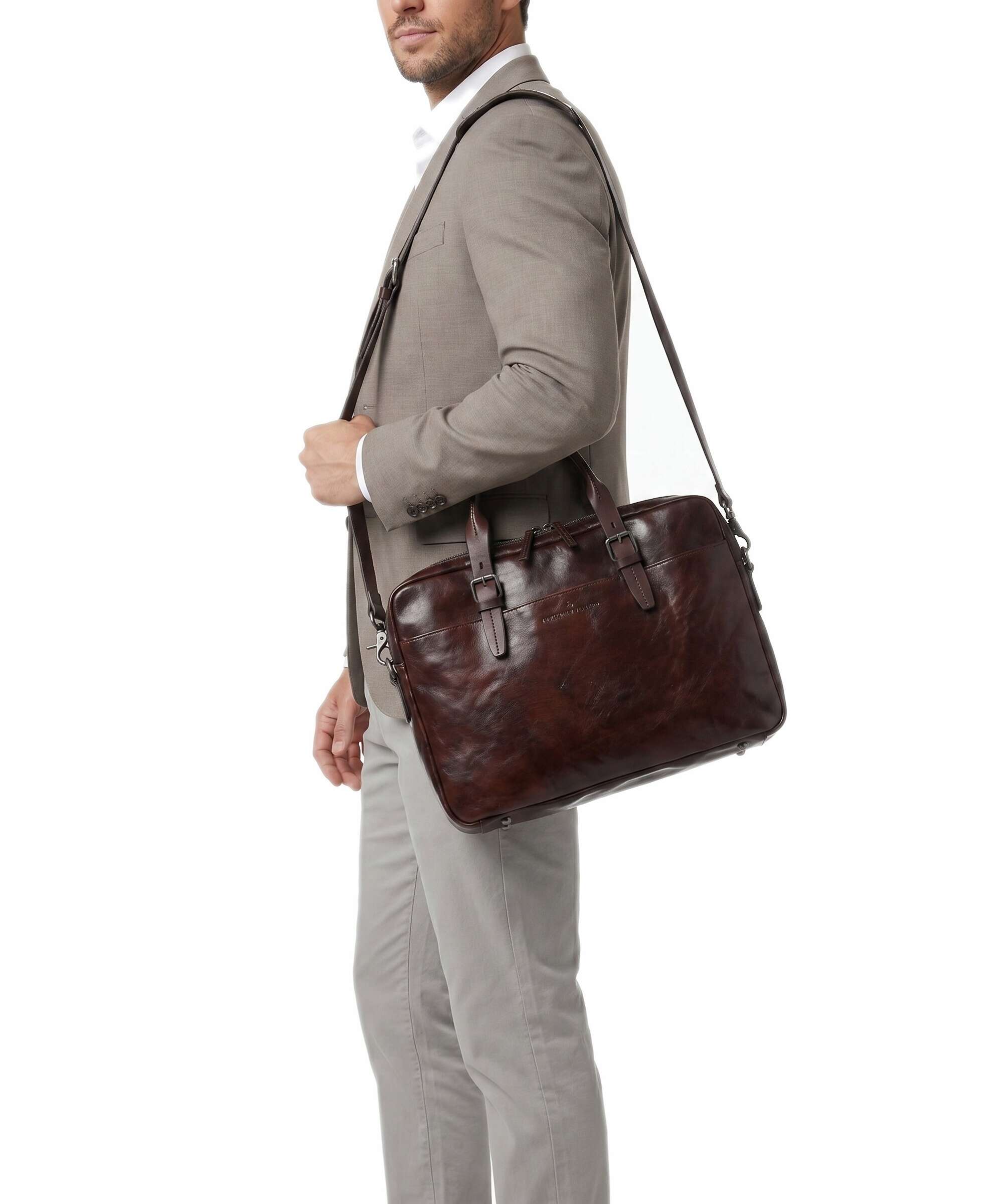 Castelijn & Beerens Rien Briefcase cognac