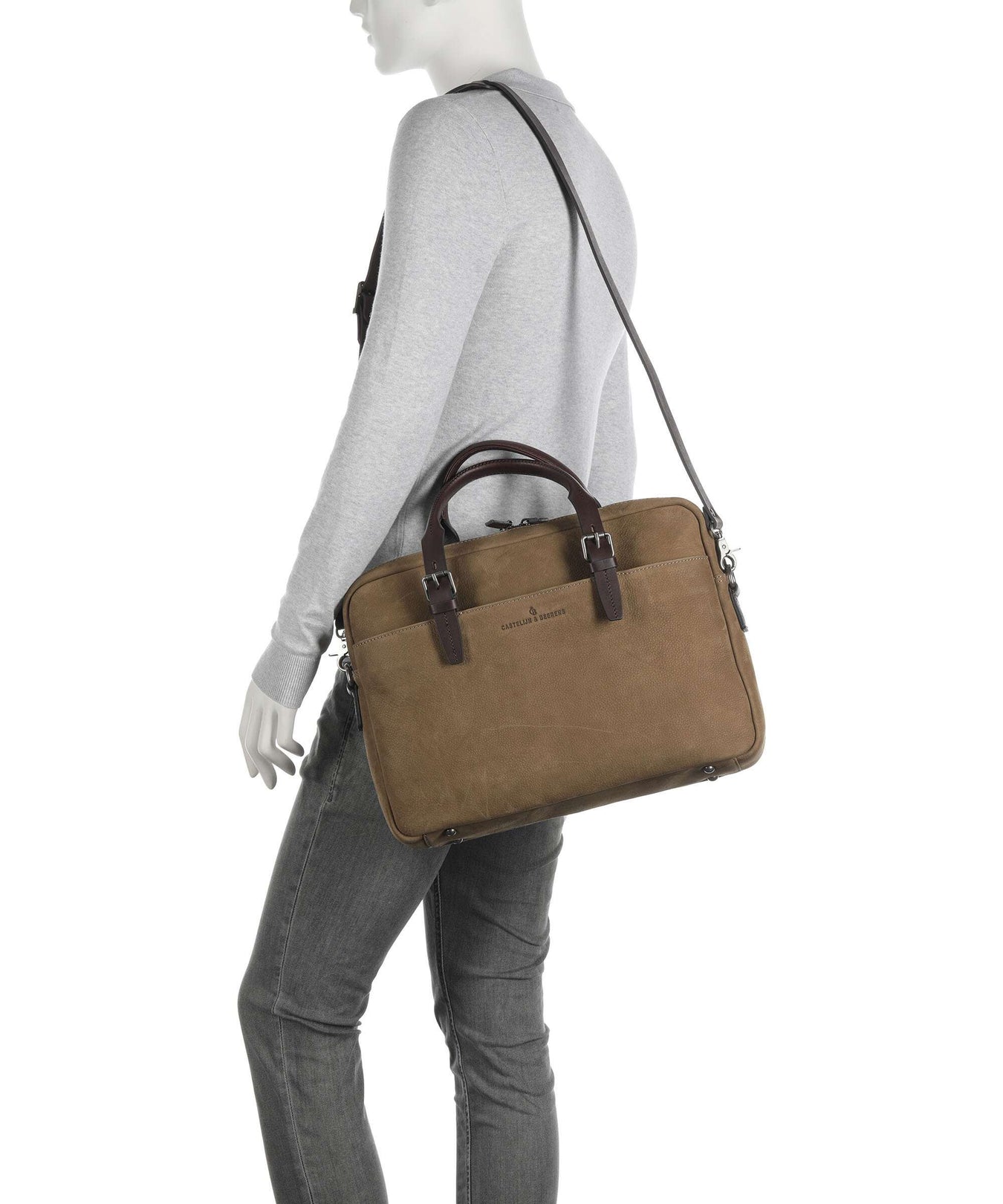 Castelijn & Beerens Briefcase taupe
