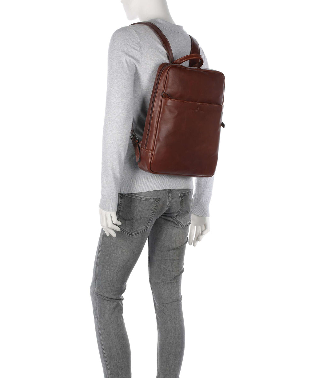 Castelijn & Beerens Special RFID Backpack cognac