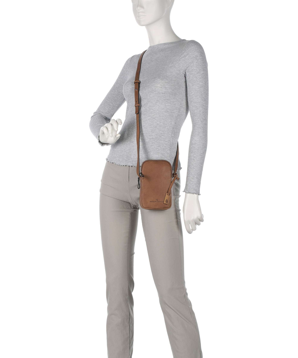 Castelijn & Beerens Carisma Phone bag cognac