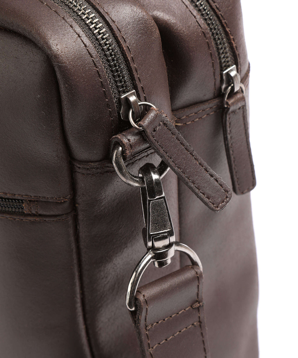 Burkely Vintage Jesse Briefcase dark brown