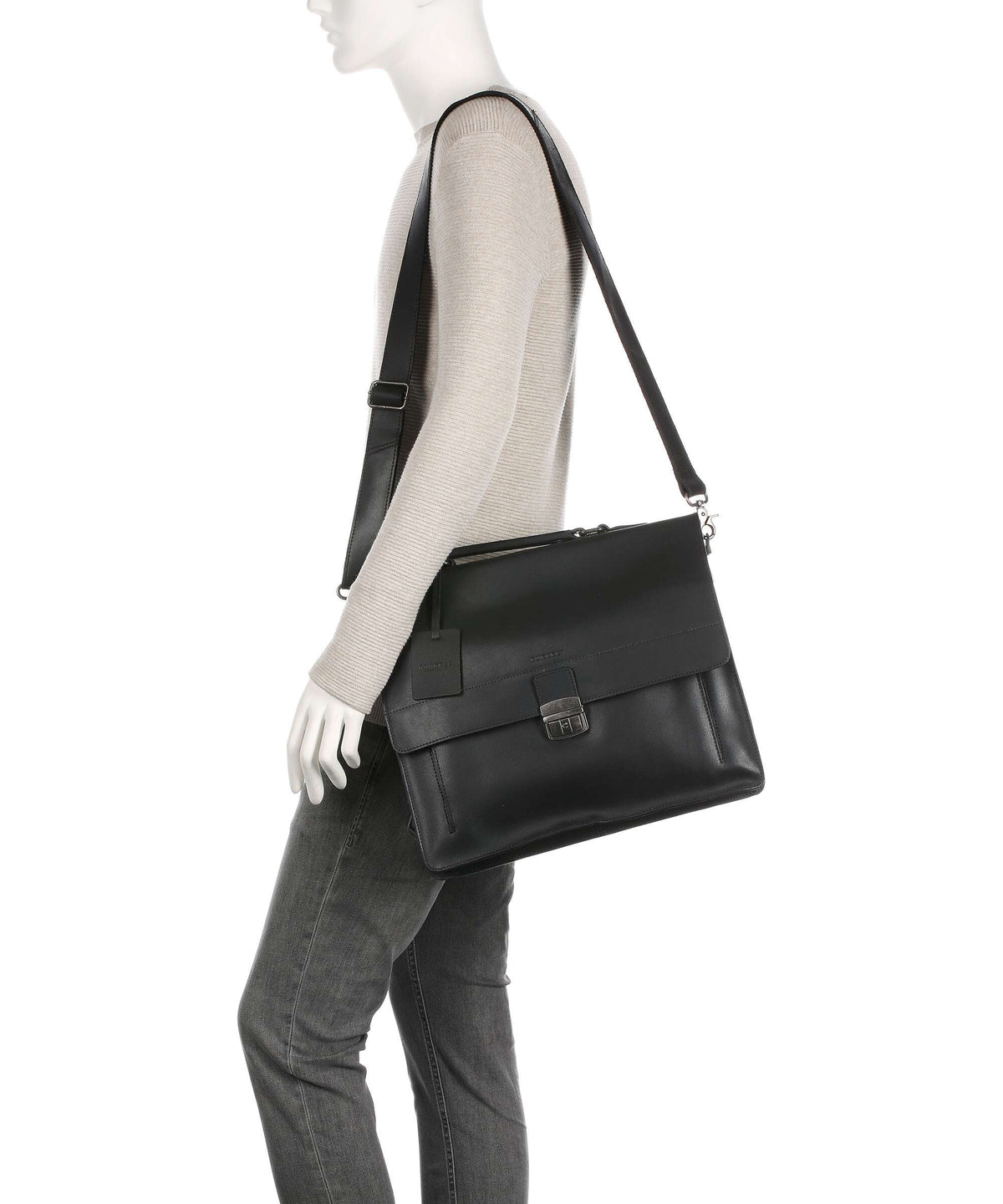 Burkely Vintage Scott Briefcase zwart