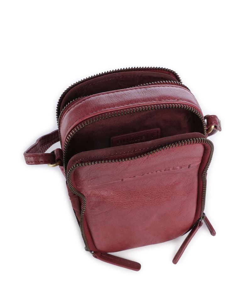 Burkely Natural Norah Phone bag poppy pink