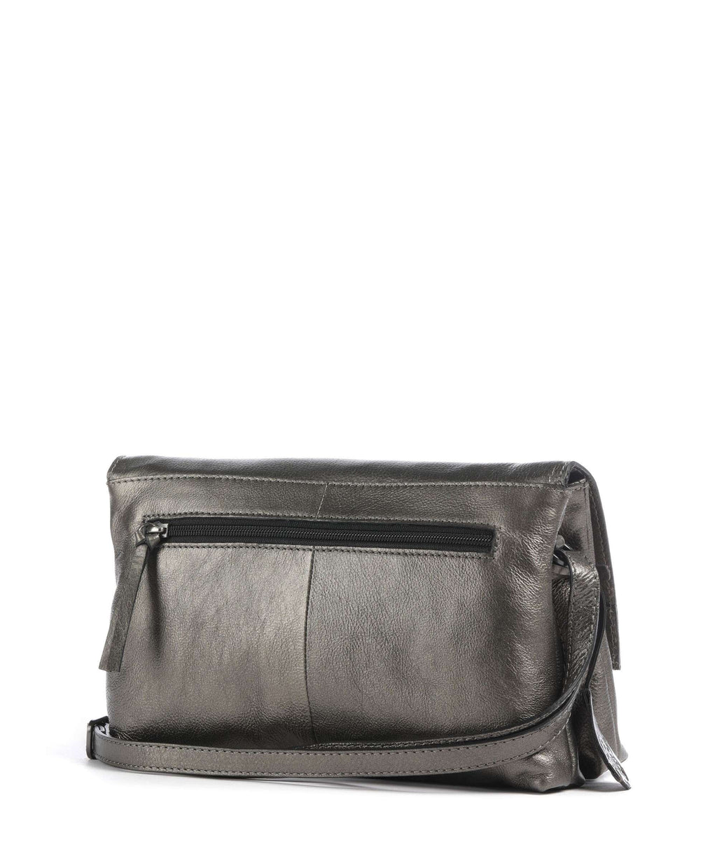 Burkely Creased Crystal Crossbody bag gunmetal
