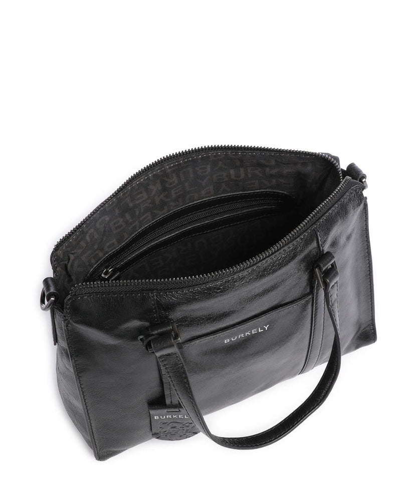 Burkely Creased Crystal Handbag black