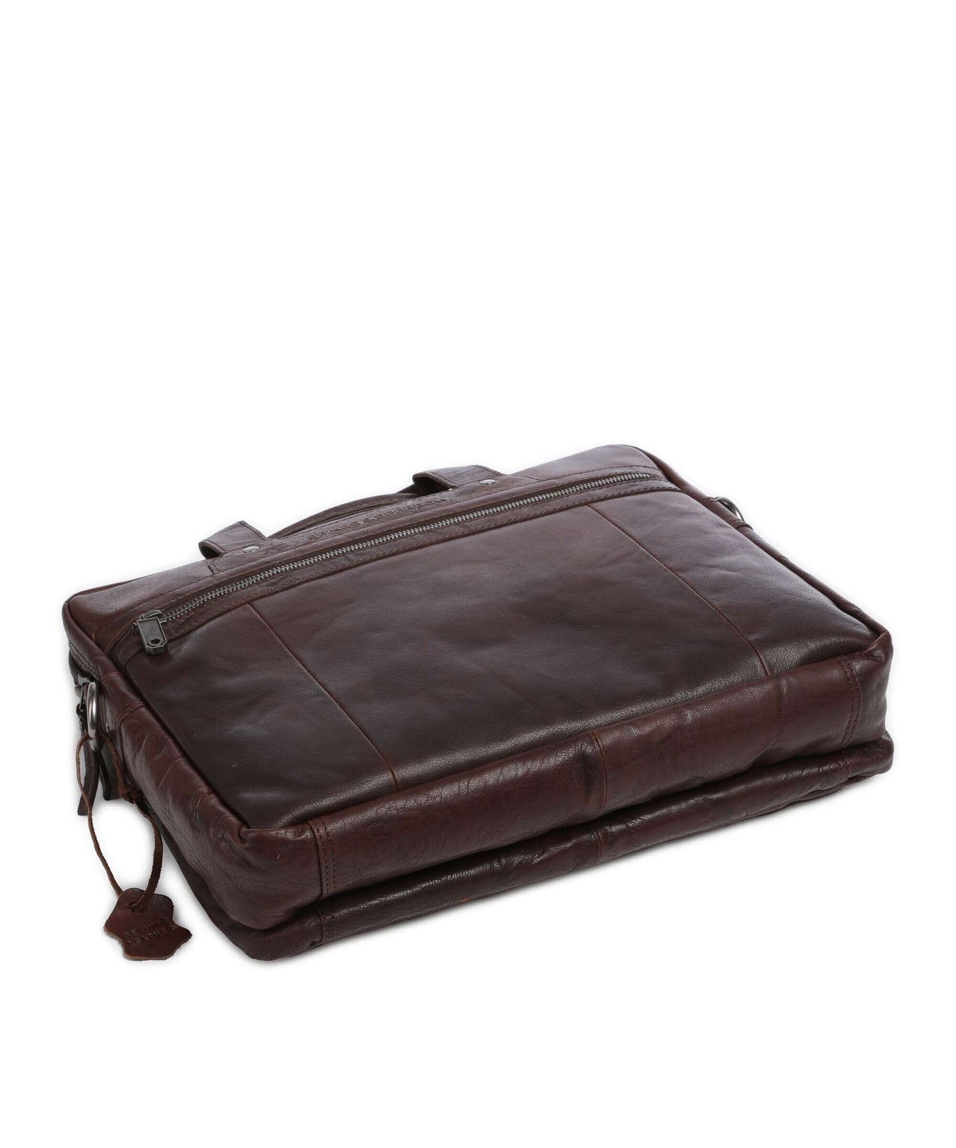 Spikes & Sparrow Bronco Briefcase dark brown
