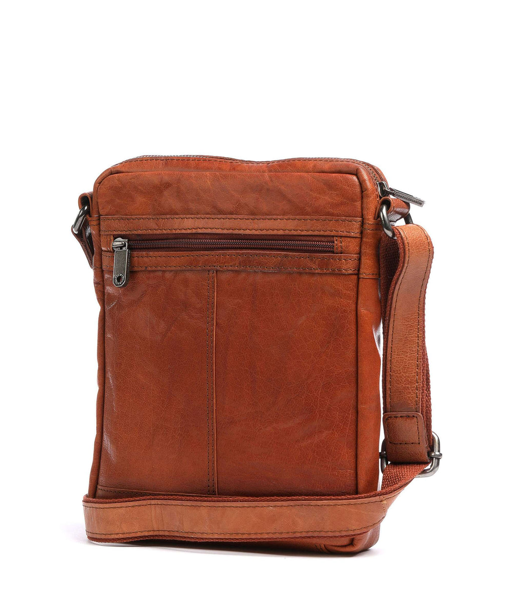 Spikes & Sparrow Bronco Nebraska Crossbody bag brandy