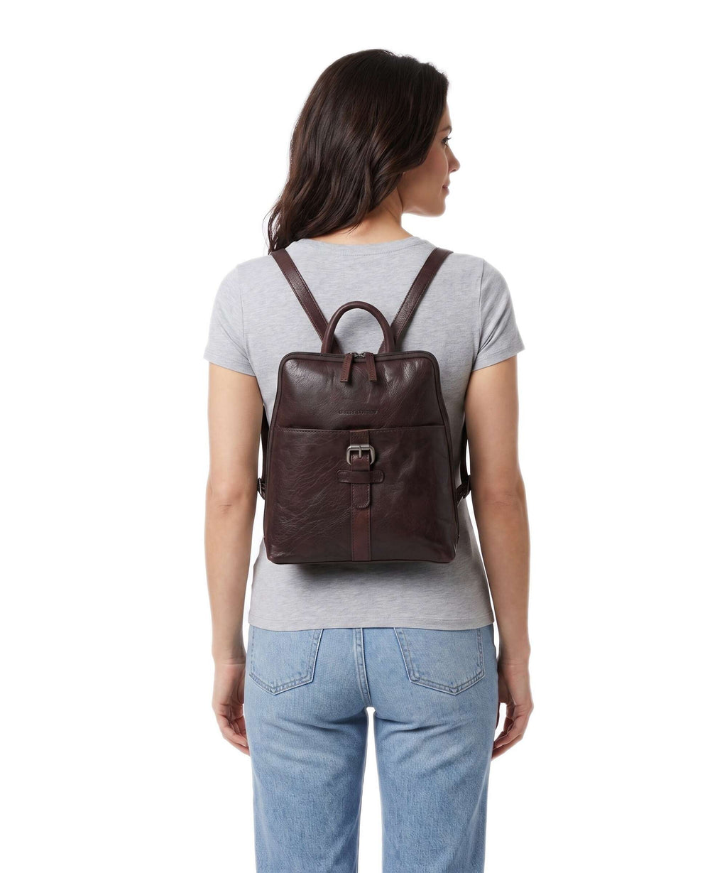 Spikes & Sparrow Backpack dark brown