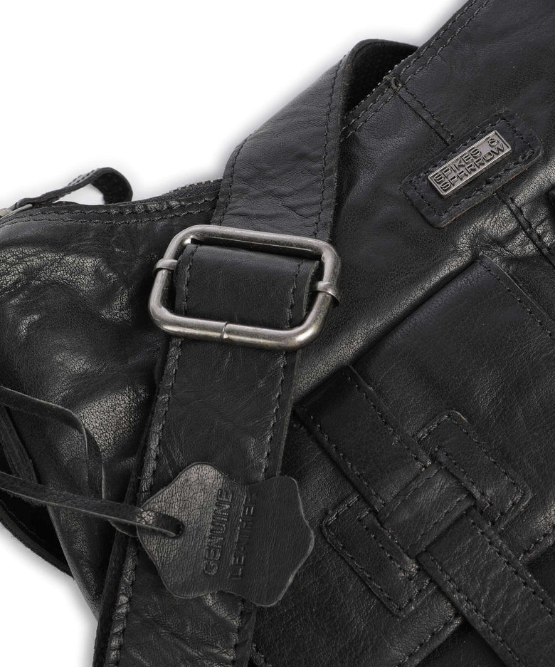 Spikes & Sparrow Bronco Hobo bag schwarz