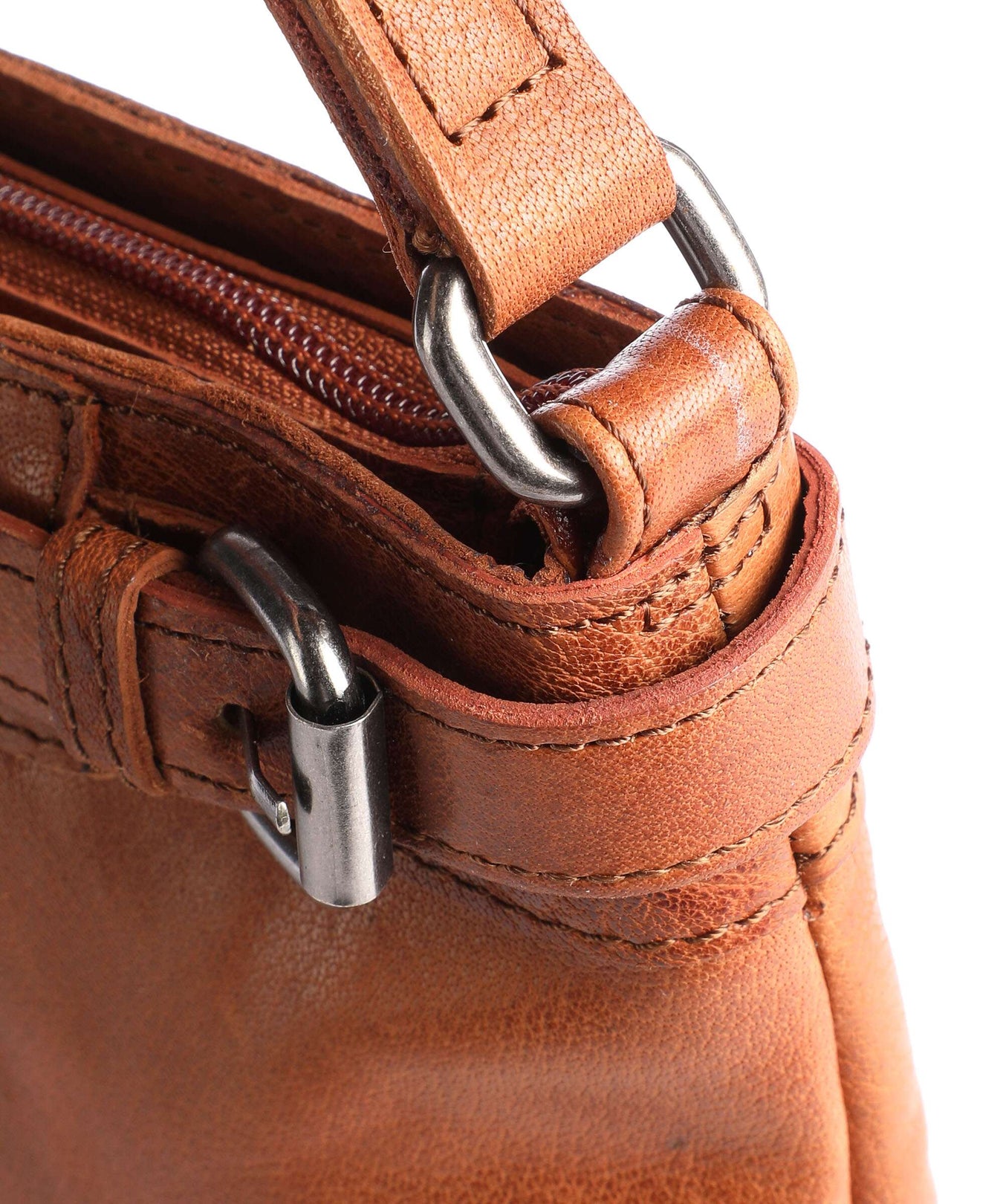 Spikes & Sparrow Bronco Crossbody bag brandy