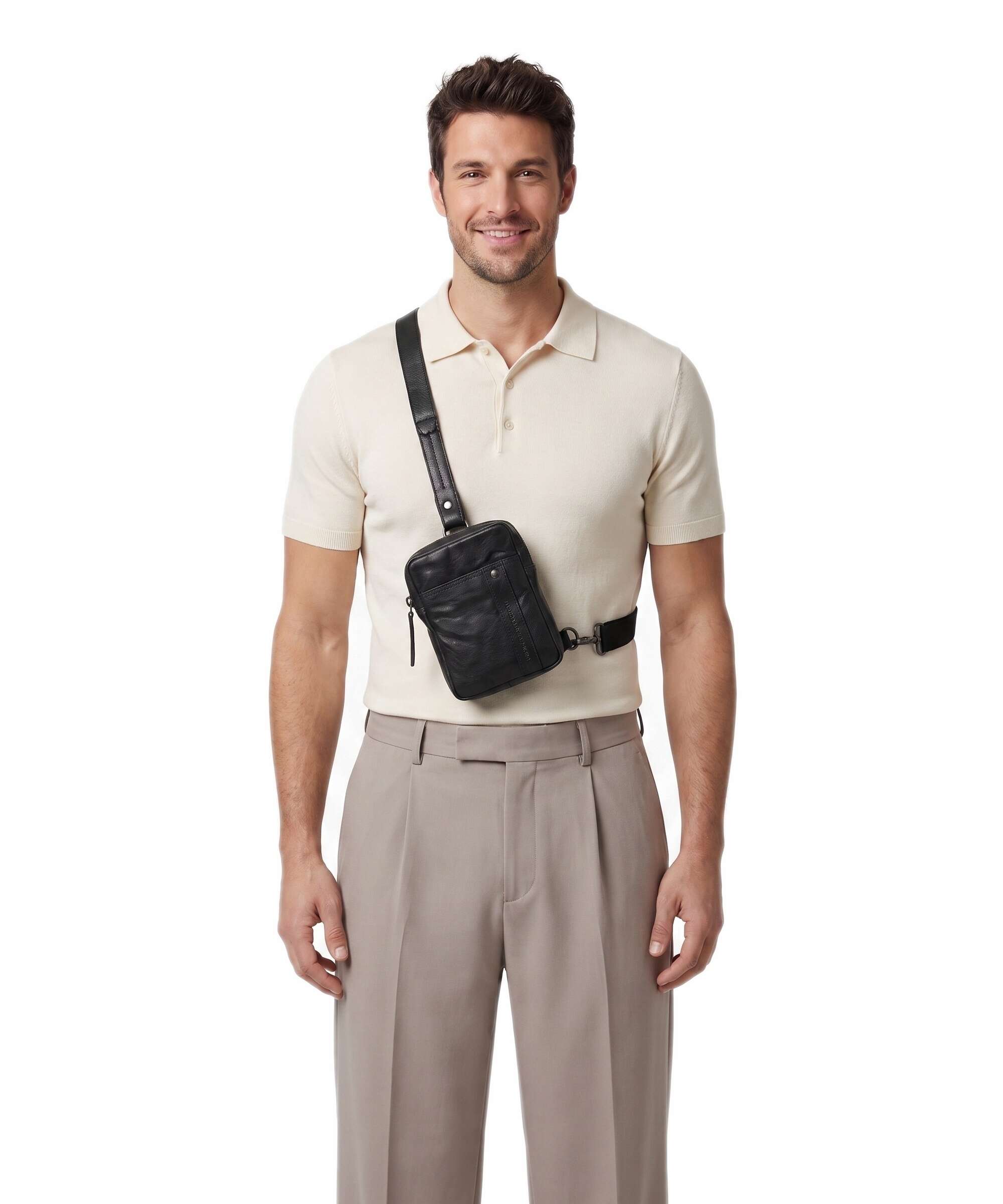 Spikes & Sparrow Bronco Miami Sling bag black