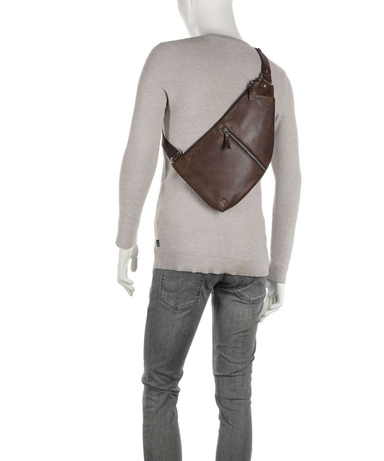 Spikes & Sparrow Apache Sling bag dunkelbraun