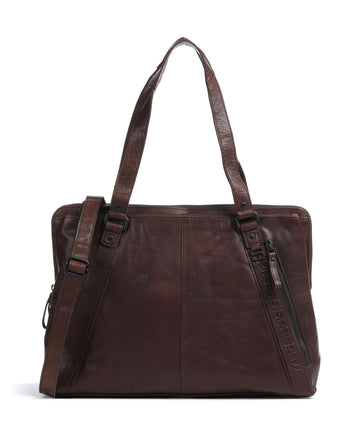 Spikes & Sparrow Bronco Lilian Taška na laptop dark brown