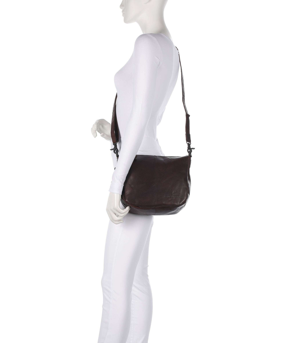 Spikes & Sparrow Bronco Carmen Shoulder bag dunkelbraun