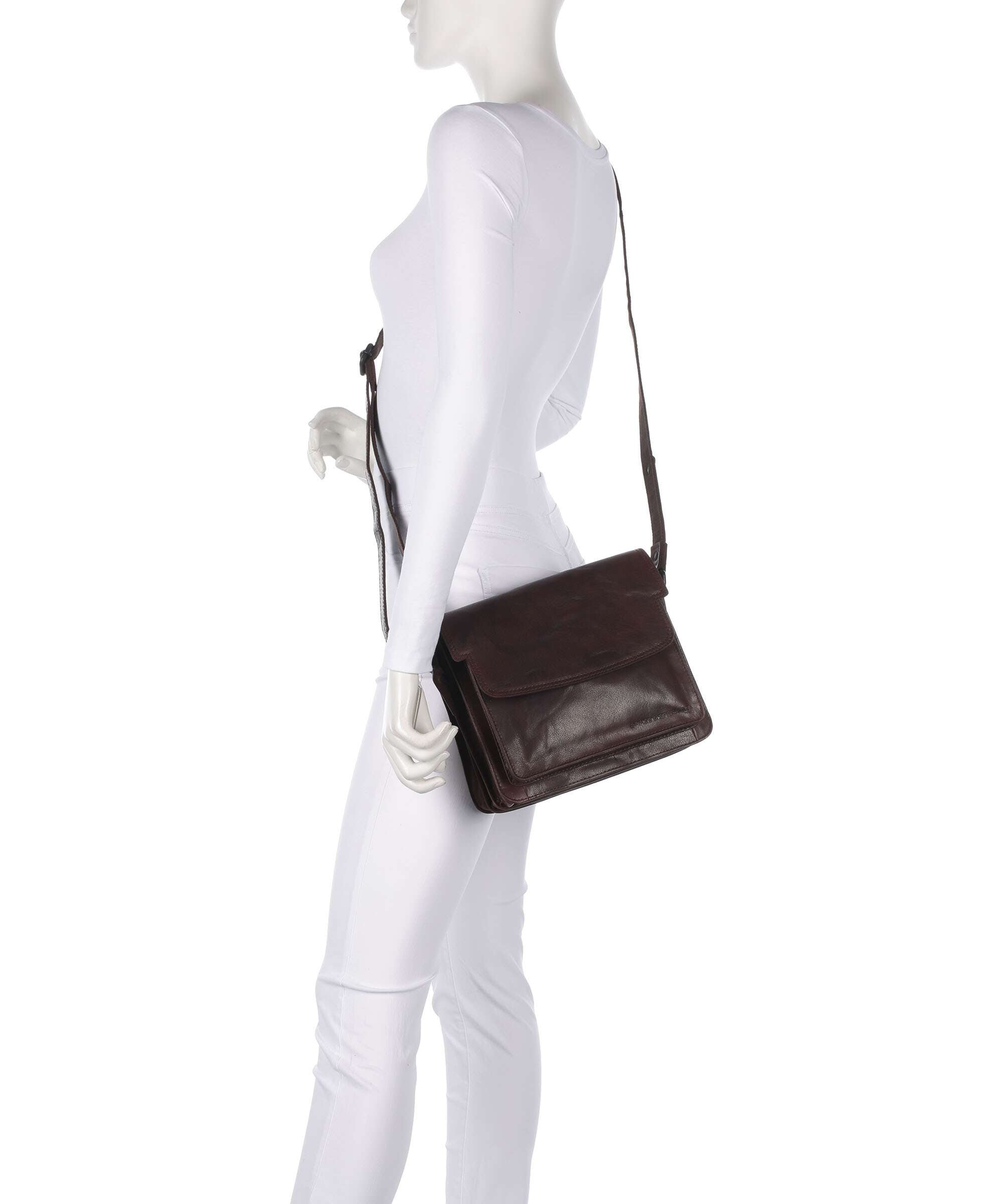 Spikes & Sparrow Bronco Frederique Crossbody bag brown