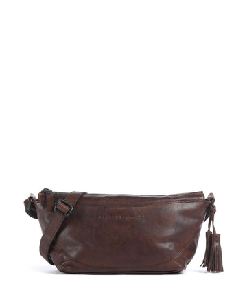 Spikes & Sparrow Apache Piperel Taška cez rameno dark brown