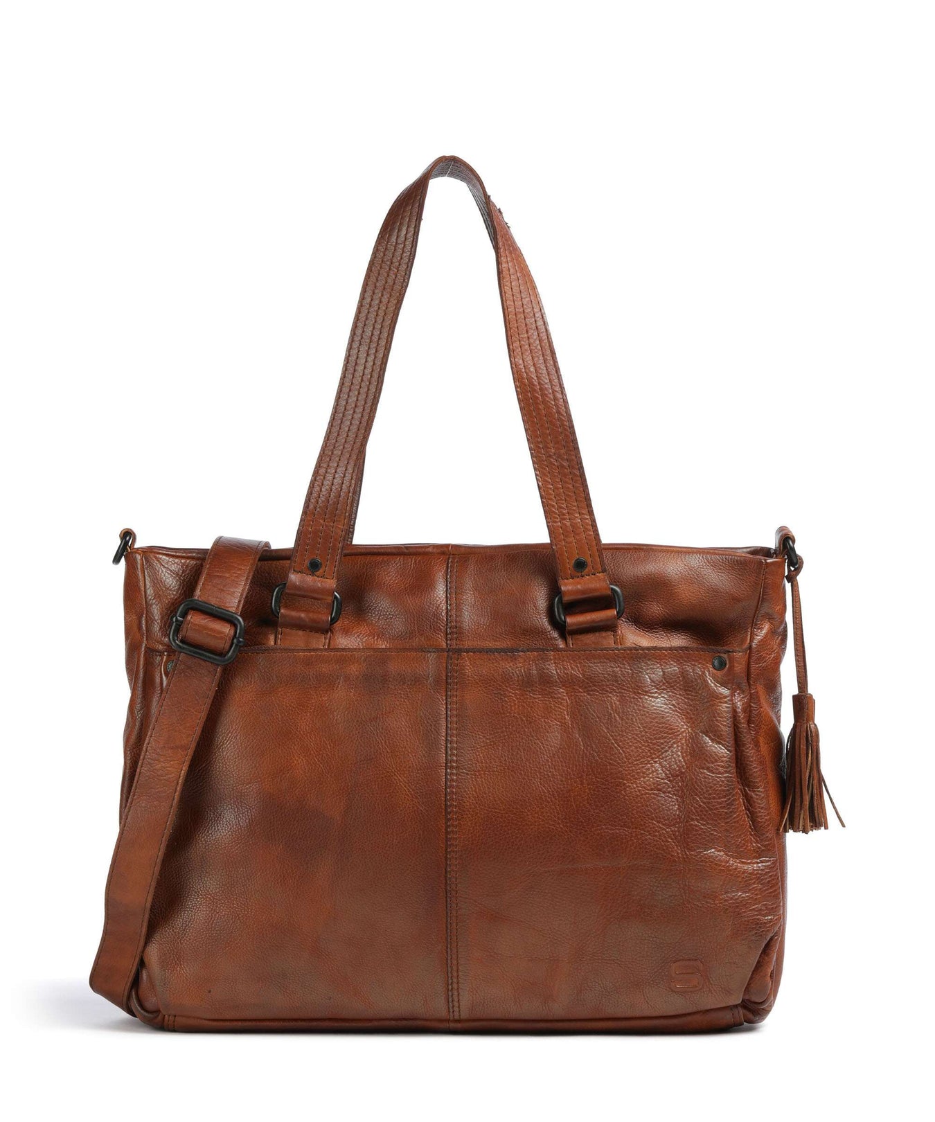 Spikes & Sparrow Apache Chrissey Briefcase brandy