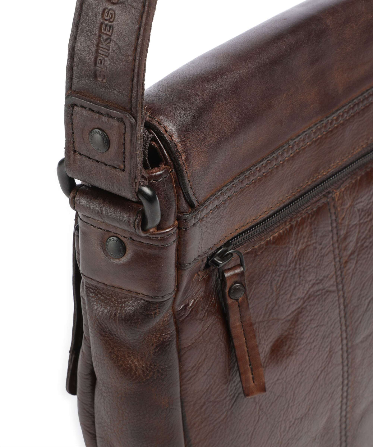 Spikes & Sparrow Apache Stan Crossbody bag dark brown