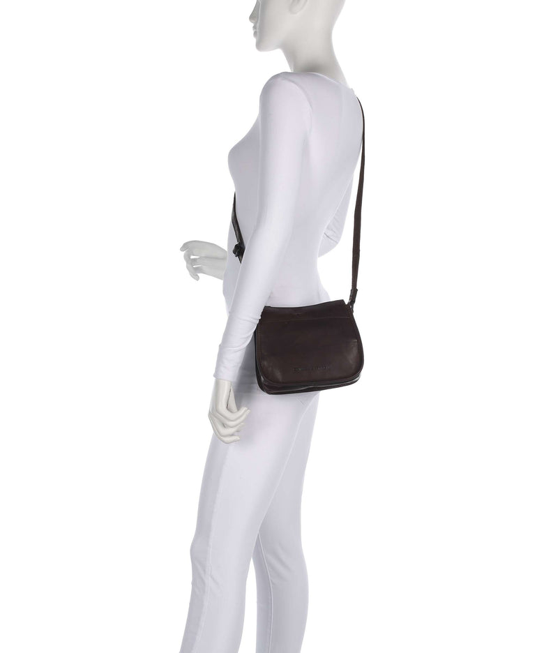 Spikes & Sparrow Bronco Joy Crossbody bag dark brown
