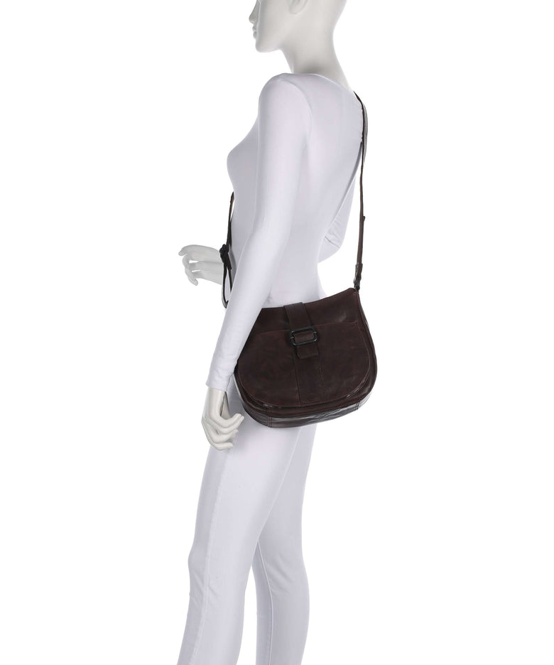 Spikes & Sparrow Bronco Donnella Crossbody bag dark brown