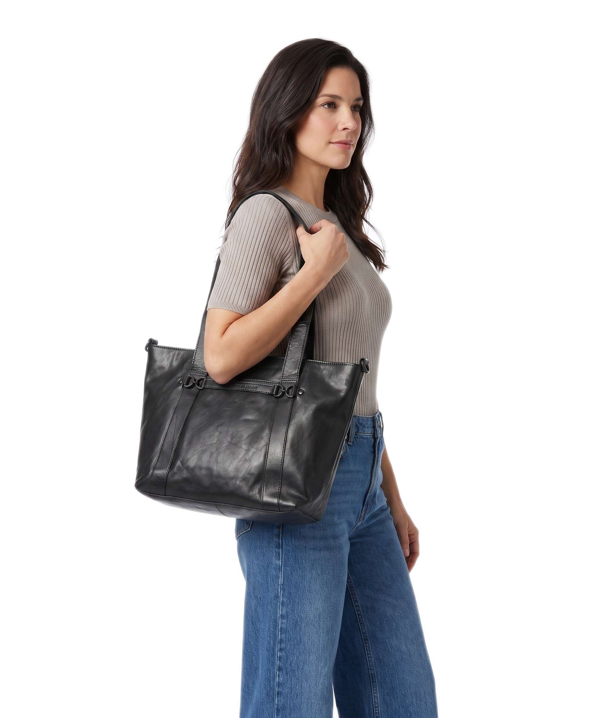 Spikes & Sparrow Bronco Jannah Tote bag black